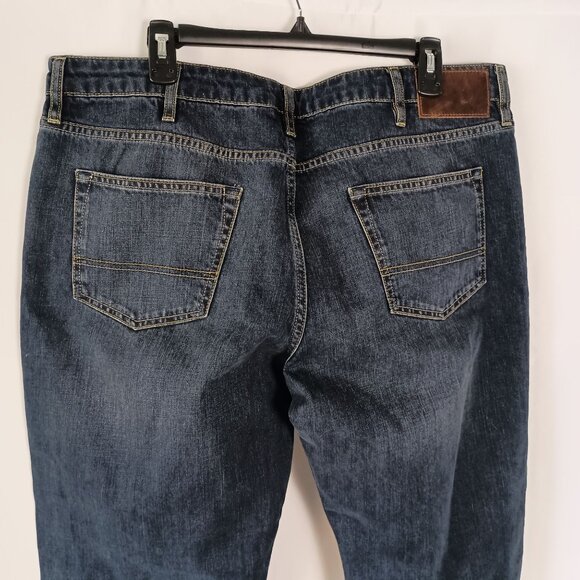 Boden Men’s Button Fly Straight Leg Jeans Blue Size 38x32 100% Cotton - Picture 4 of 6